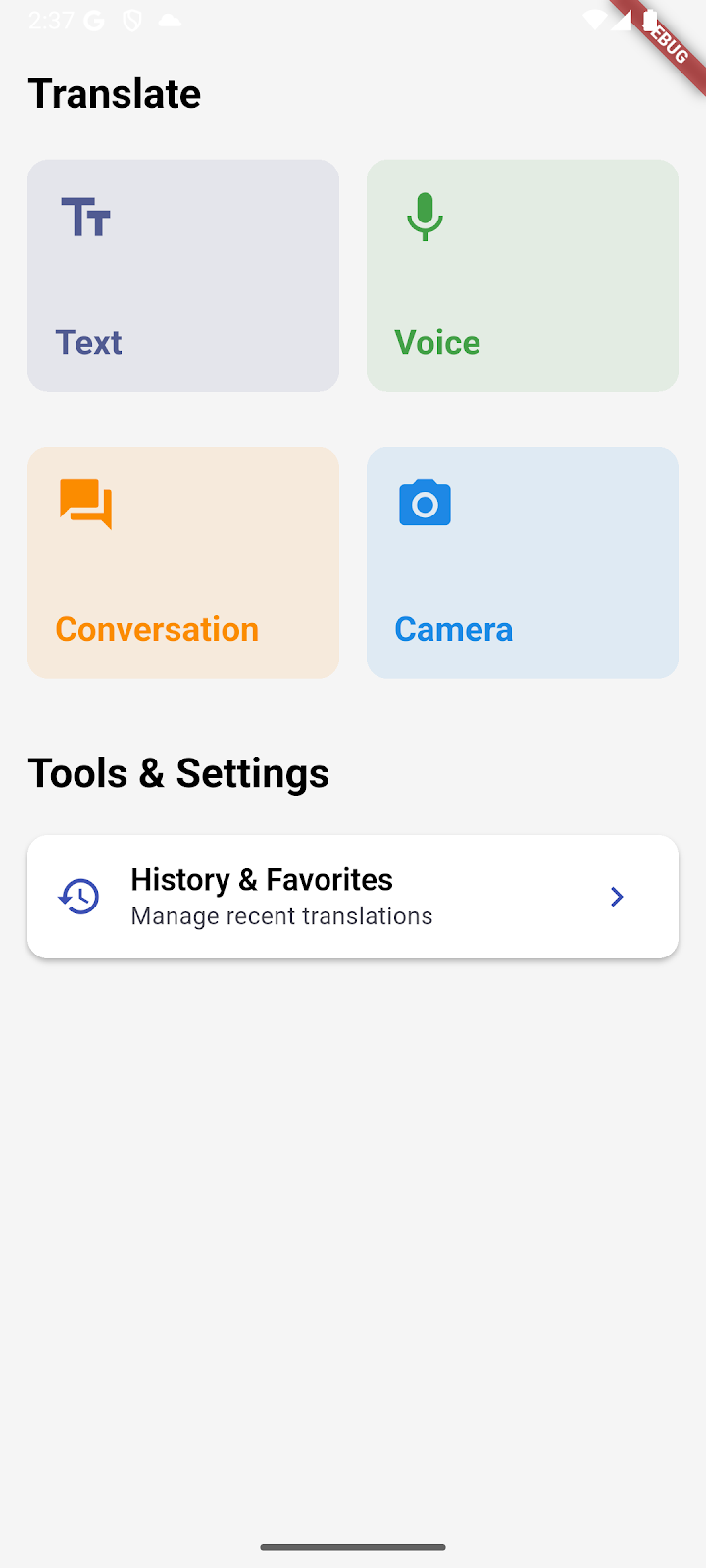 Offline Translator: No Data Screenshot 1
