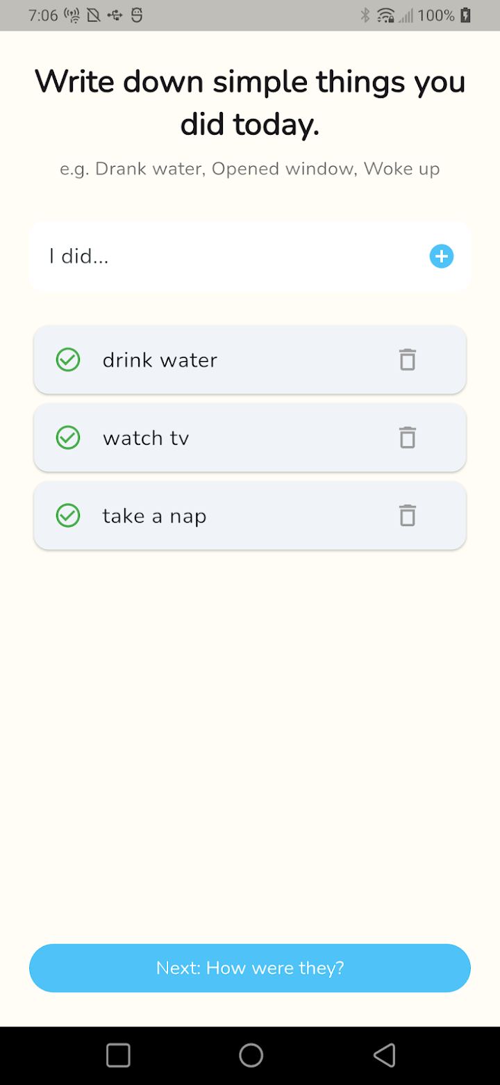 Small Steps: Habit Tracker Screenshot 2