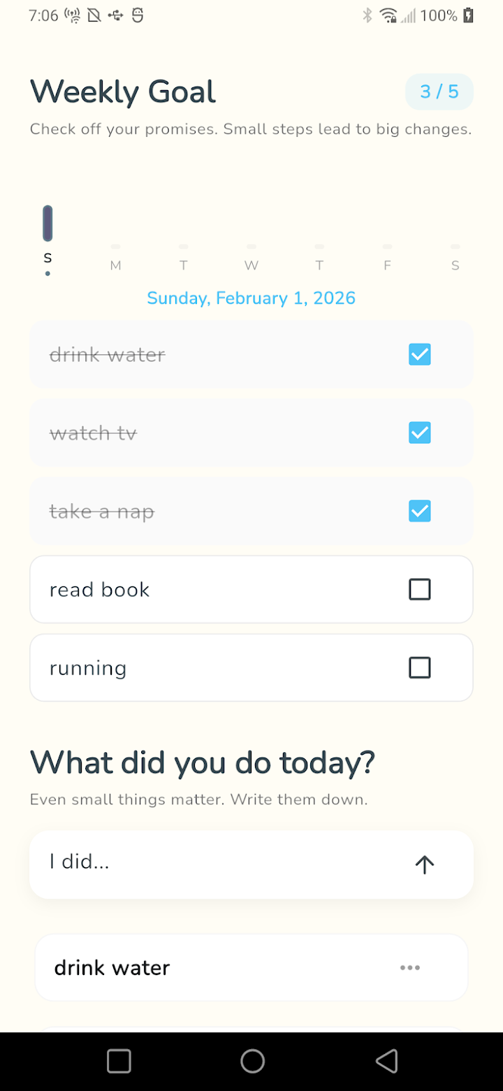 Small Steps: Habit Tracker Screenshot 5