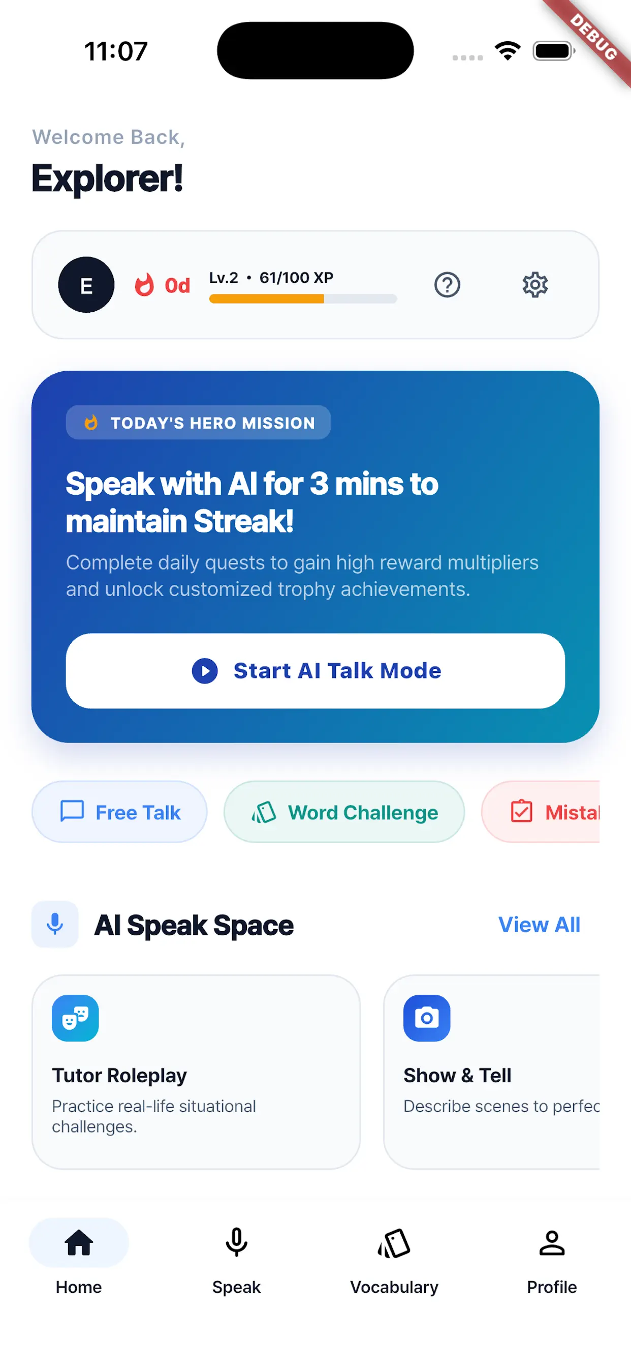 Small Talk: English Learning Screenshot 1
