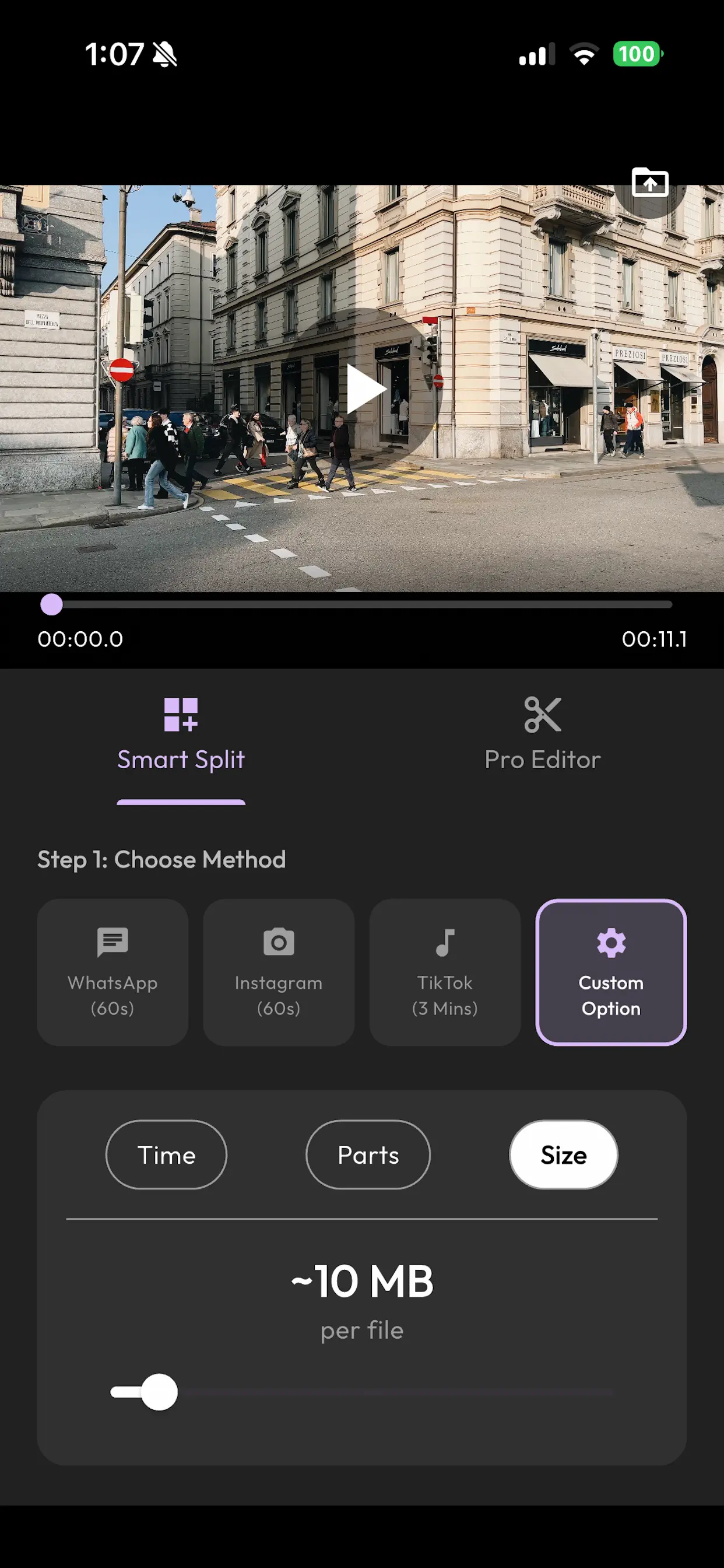 SplitClip: Video Splitter Screenshot 4