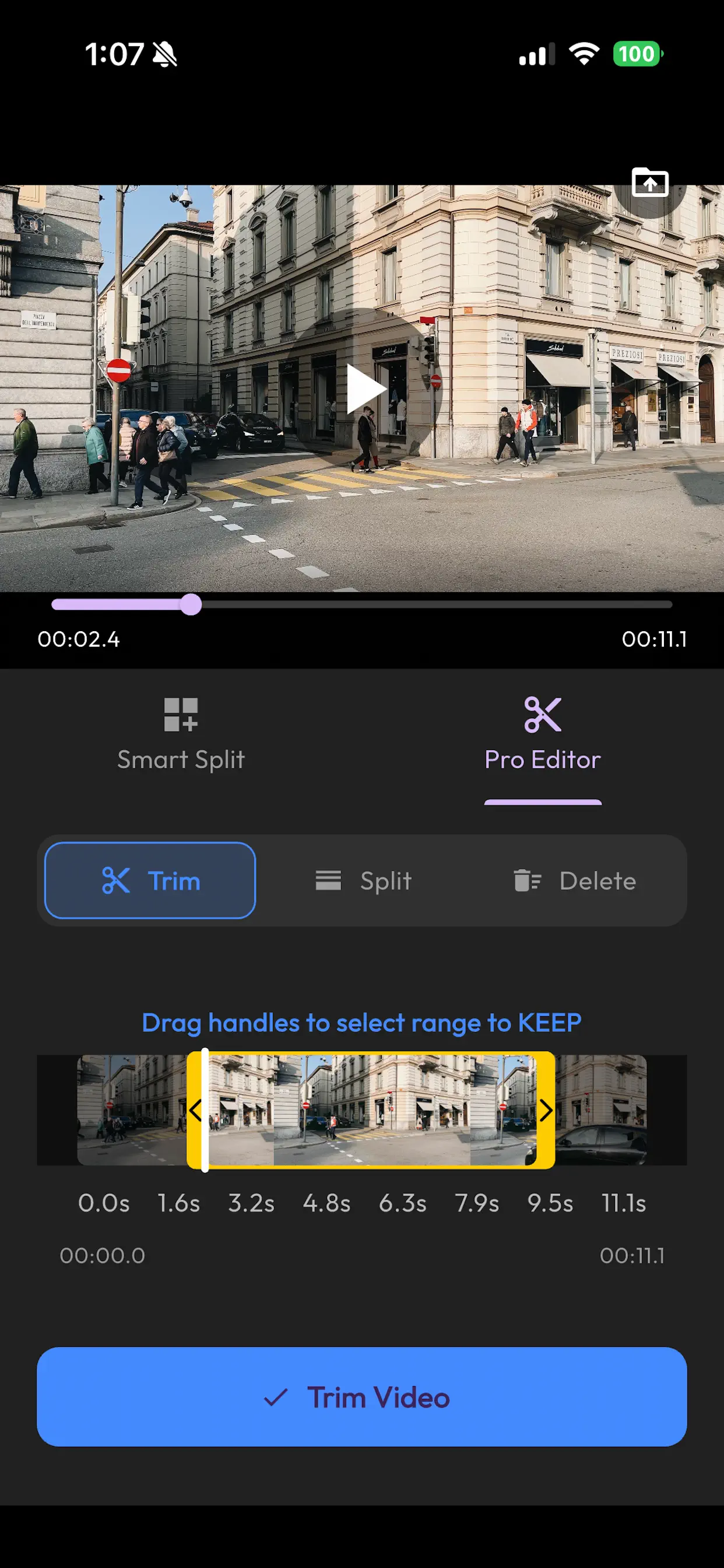 SplitClip: Video Splitter Screenshot 5