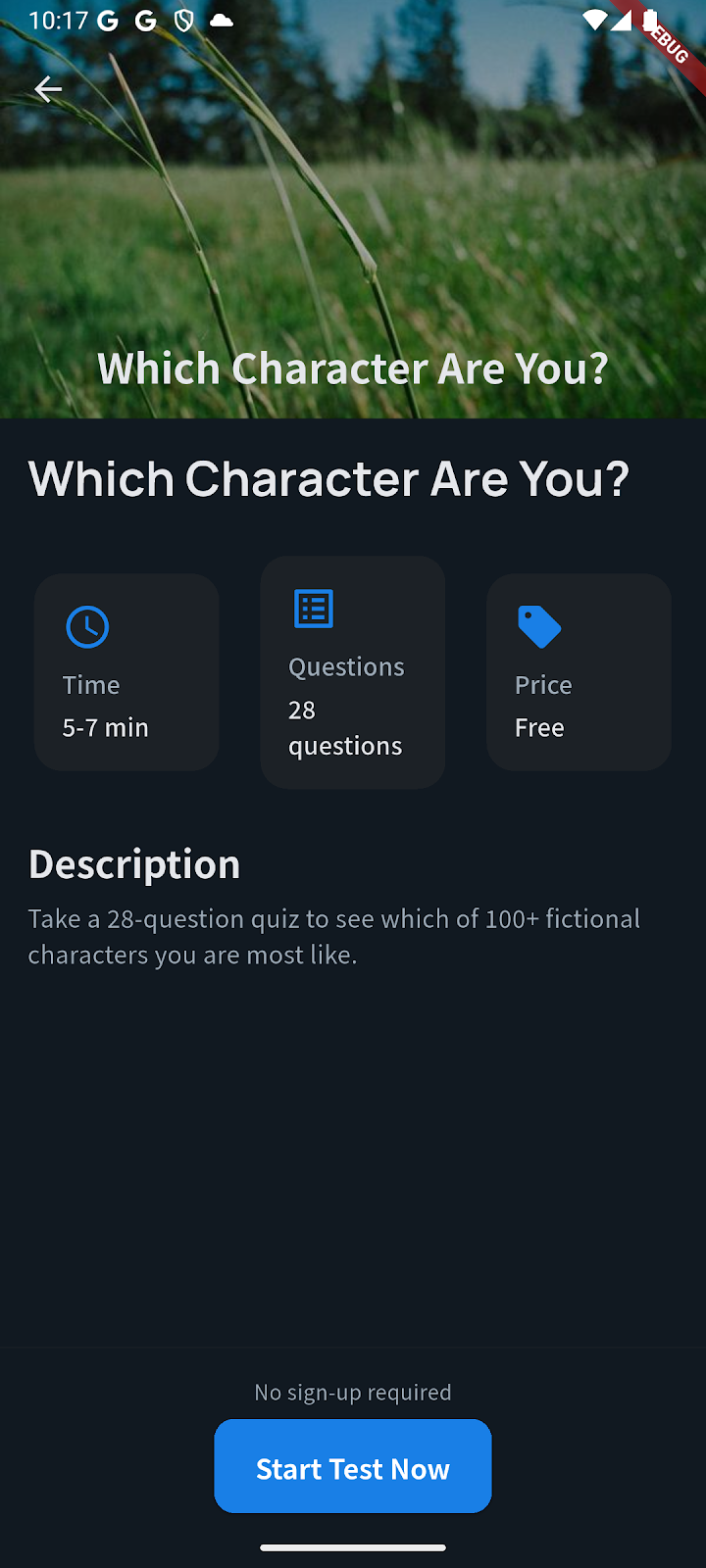 VibeCheckr: Personality Test Screenshot 2