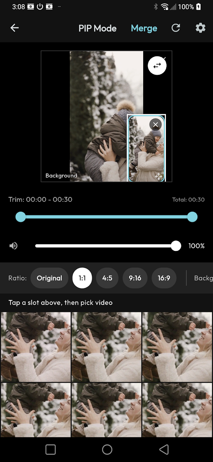 VidsMix: Video Collage & Merger Screenshot 4