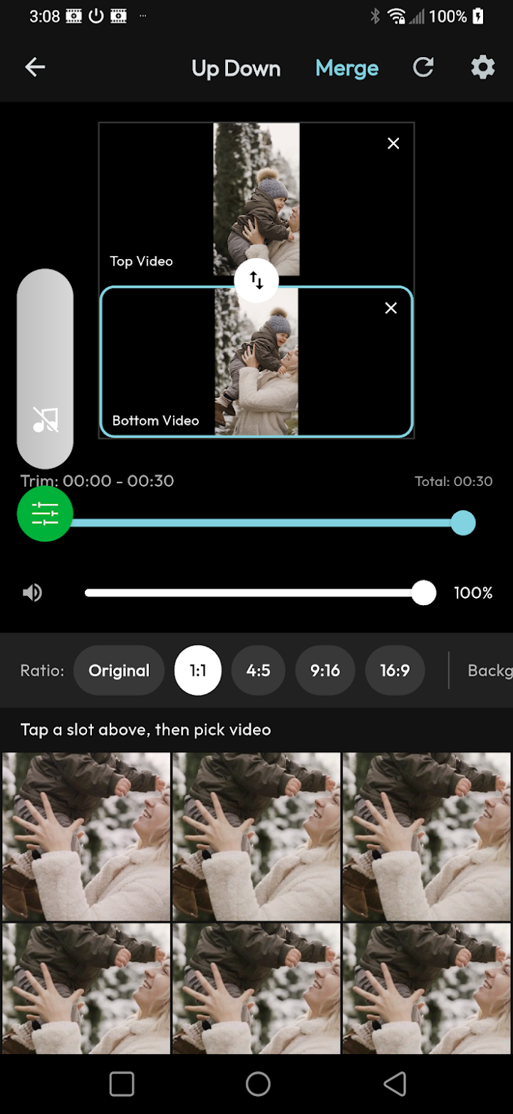VidsMix: Video Collage & Merger Screenshot 5