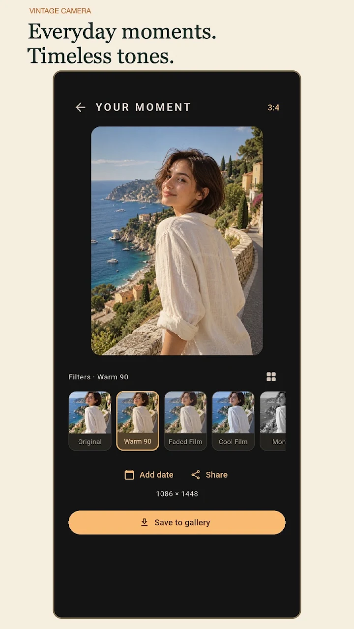 Vintage Camera: Film Filters Screenshot 1