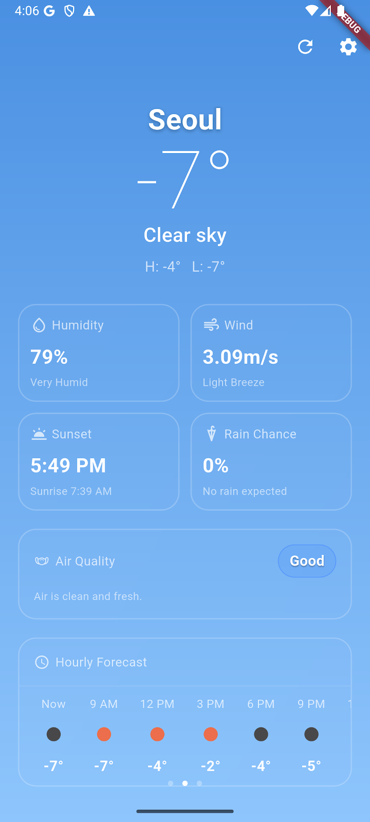 Weather: Live Forecast & Widget Screenshot 1